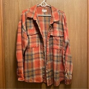 Thread & Supply Flannel Shirt, XL